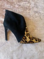 ROBERT ROBERT Leopard Fur Ankle Boot. Sz 9/40