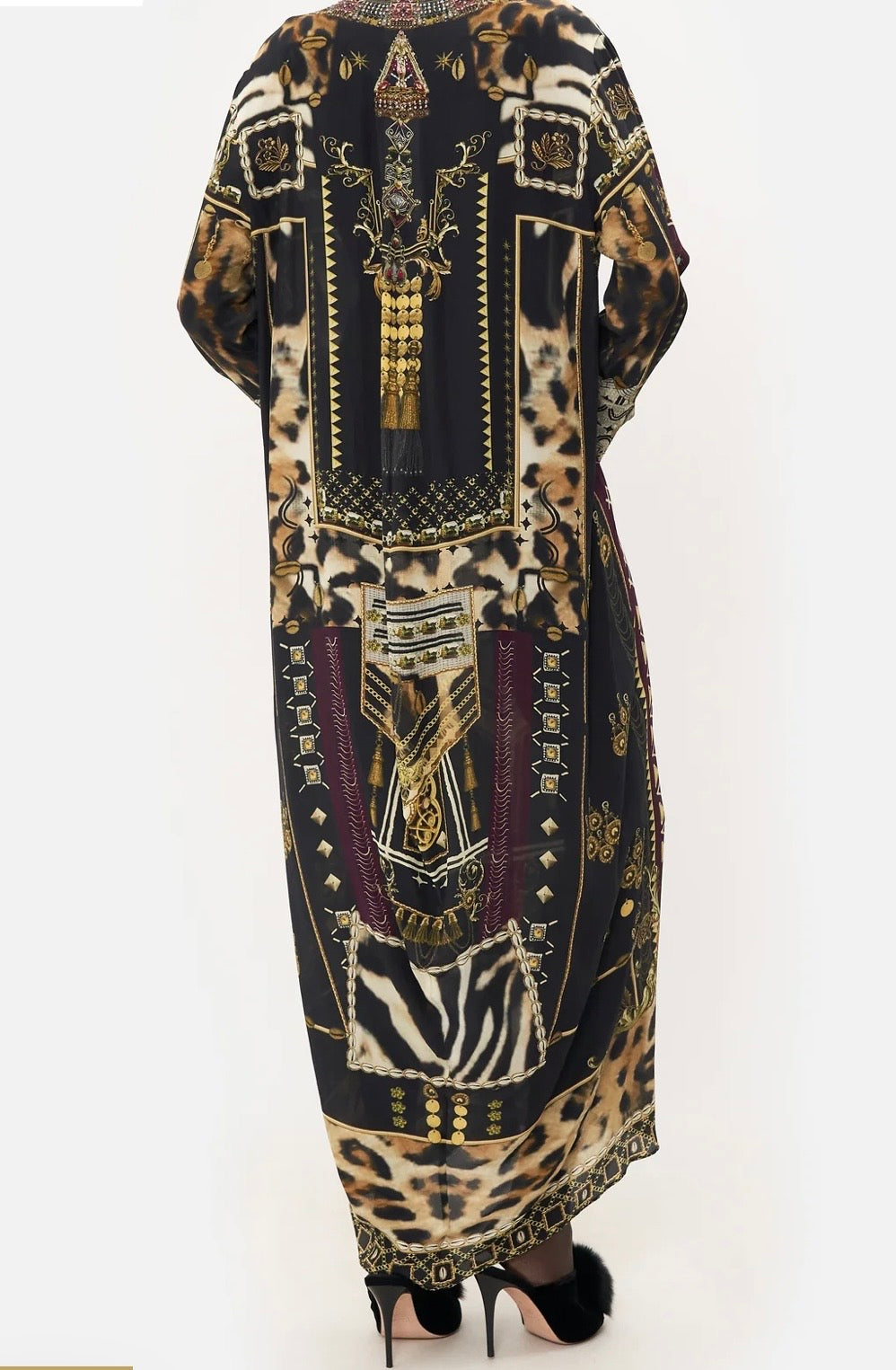 CAMILLA Desert Dreams Long Sleeve Maxi Dress - Sz L/XL (12-16)