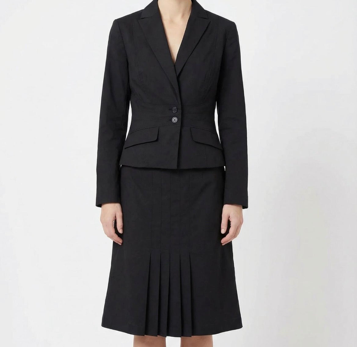 VERONICA MAINE Blazer & Skirt Suit Set. Sz 10