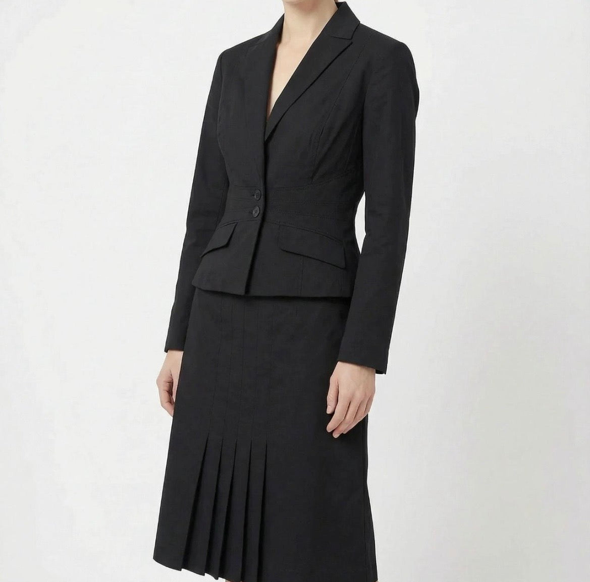 VERONICA MAINE Blazer & Skirt Suit Set. Sz 10