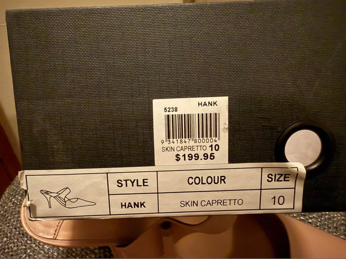 TONY BIANCO Hank Mules. Skin Capretto. BNIB Sz 10/41