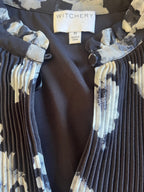 WITCHERY Plisse Pleat Georgette Blouse. Sz 10