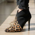 ROBERT ROBERT Leopard Fur Ankle Boot. Sz 9/40