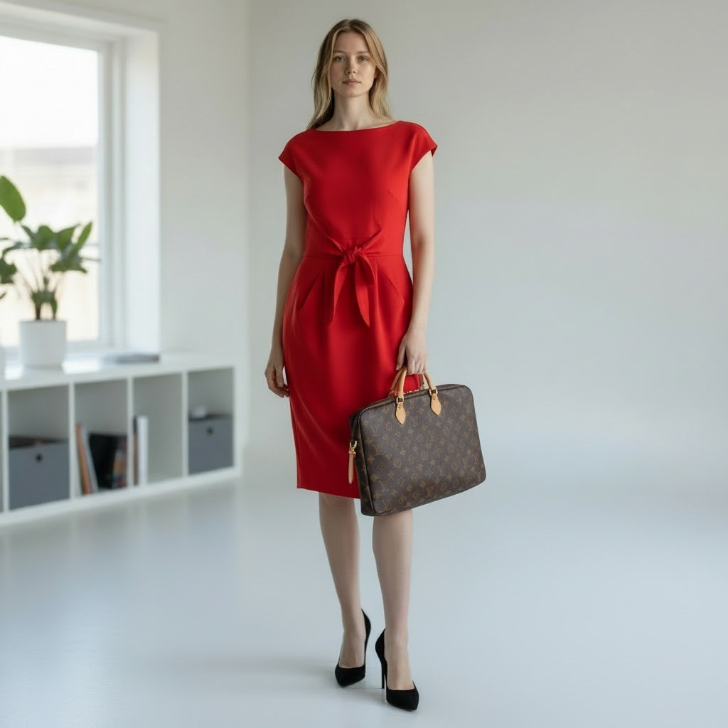 CARLA ZAMPATTI Vintage Corporate Dress. Sz 12