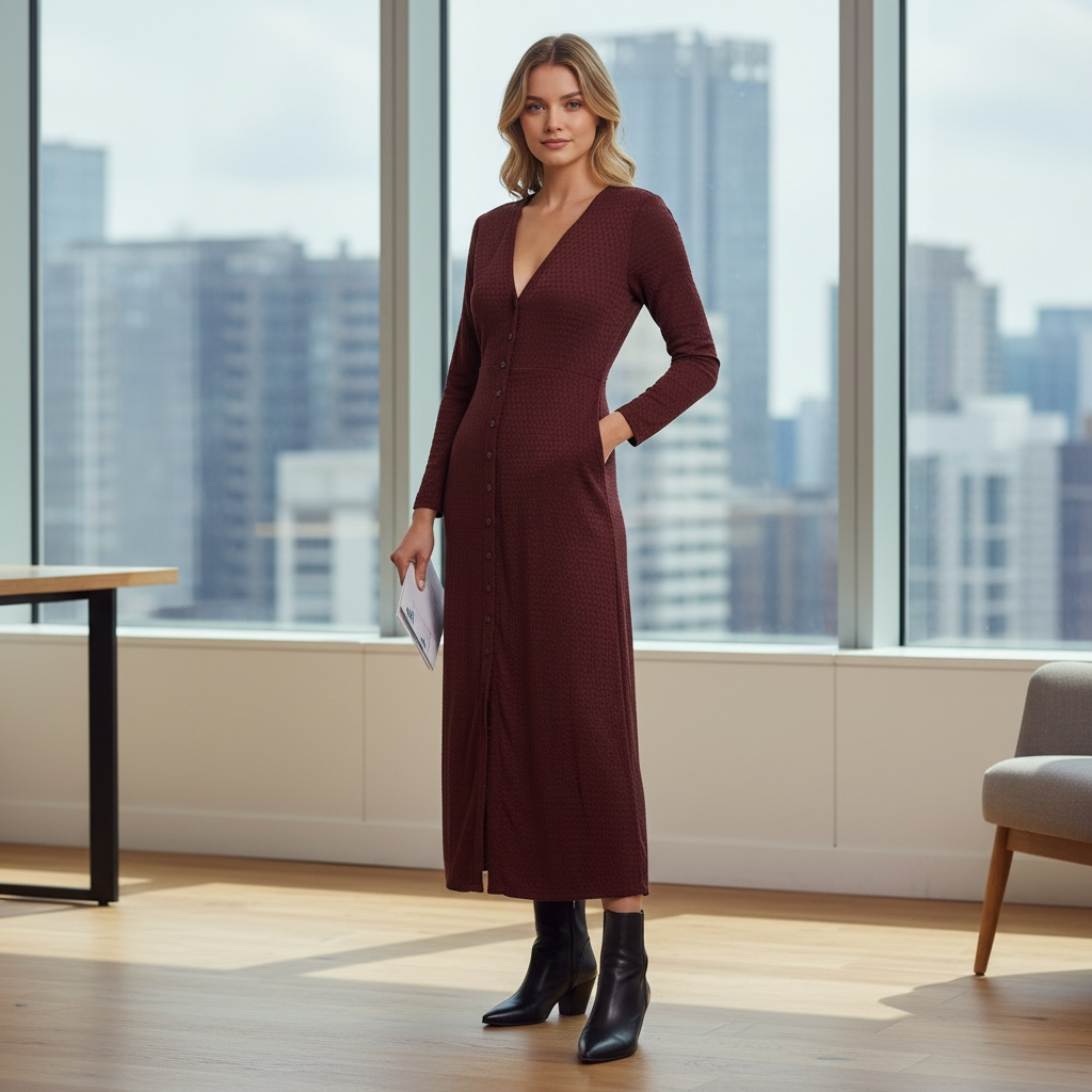 KOOKAI Roxana LS Shirt Dress. BNWT. Sz 8