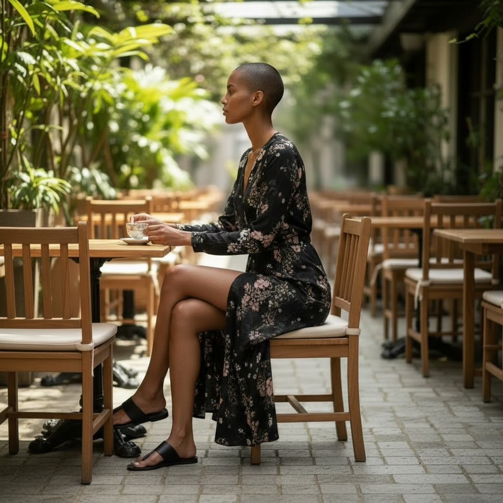 SHEIKE Simple Bouquet V Neck Maxi Dress. Sz 12