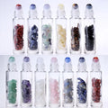 GEMSTONE CRYSTAL FILLED ROLLER BOTTLES. NO OIL. DIY